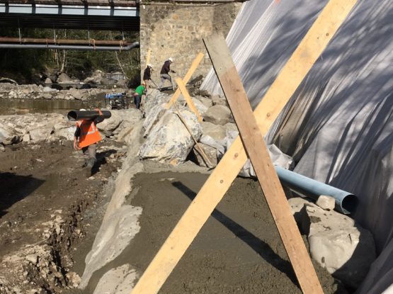 Confortement berge du Sapey – L’Argentière La Bessée