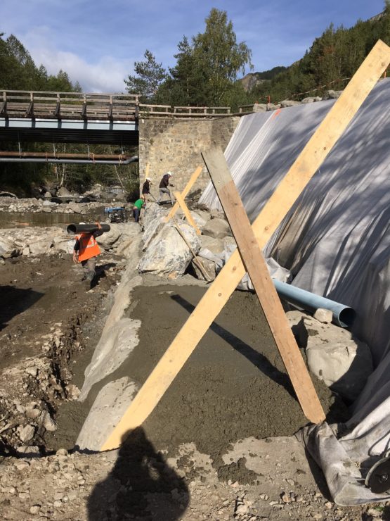 Confortement berge du Sapey – L’Argentière La Bessée