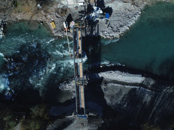 Passerelle piétonne – Embrun