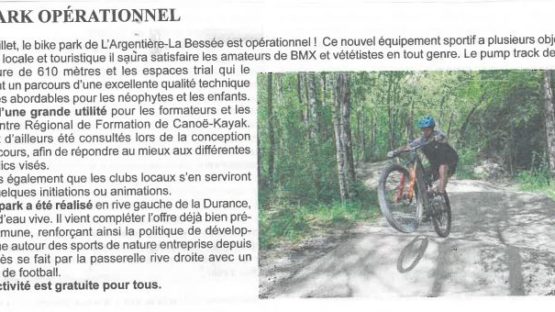 Bike Park – L’Argentiere La Bessée – INAUGURATION